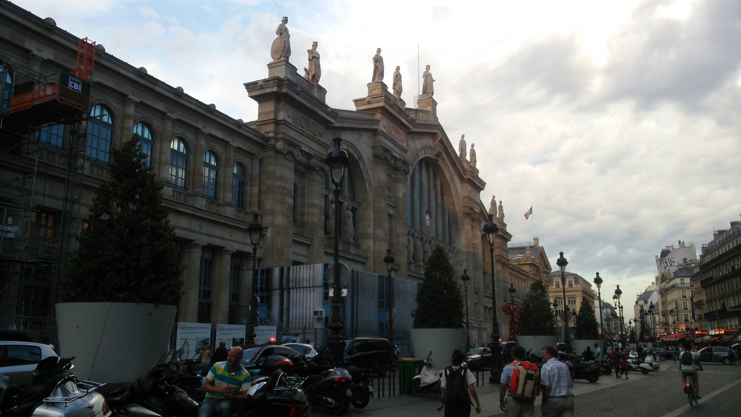 フランス　パリ　パリ北駅