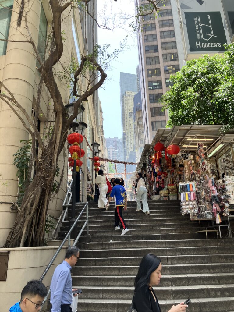 香港 マカオ 中環 路地