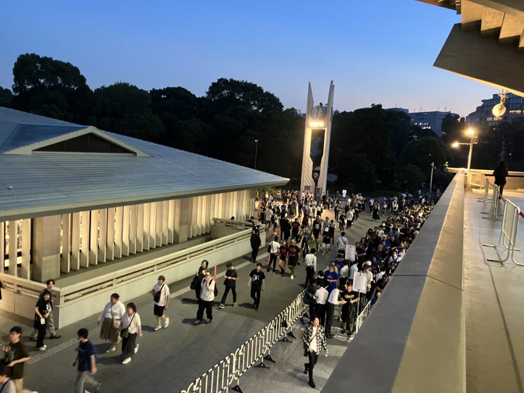 ２階テラス
日本武道館
入場口
開場