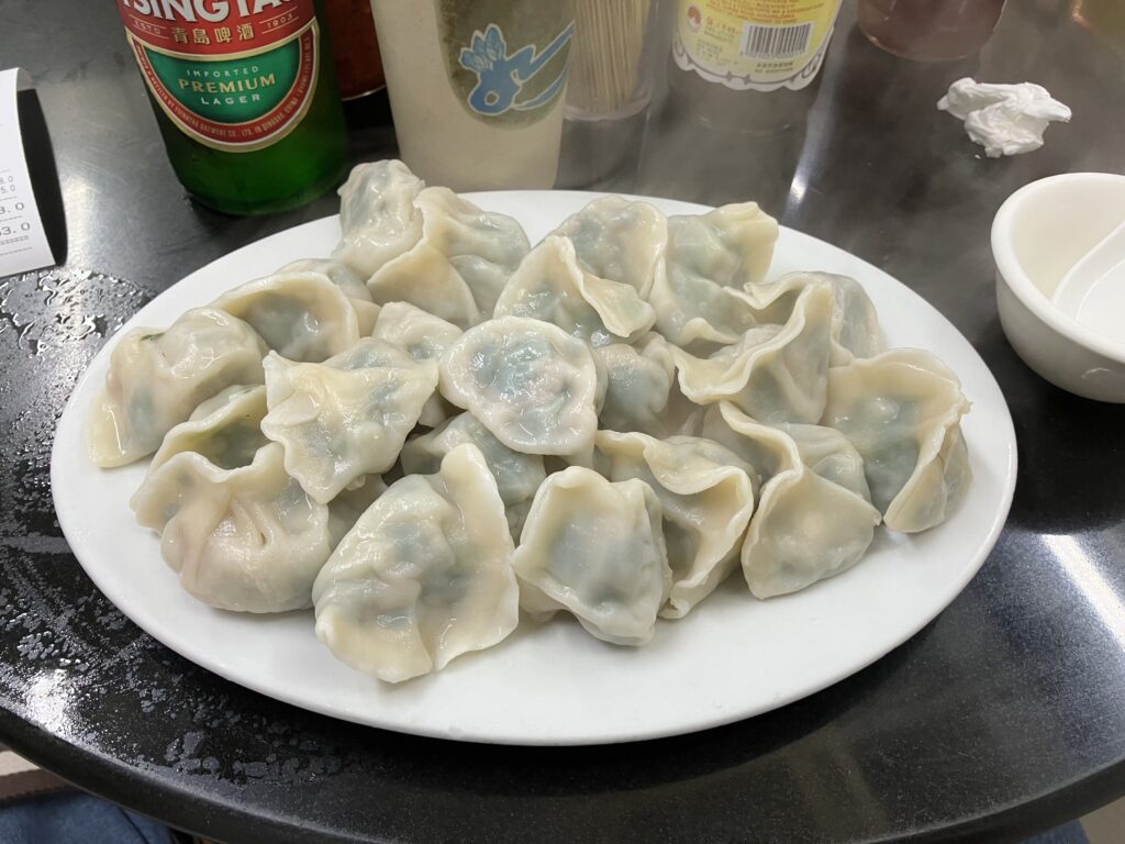 『北京水餃』
ニラ水餃子
ボリューミー